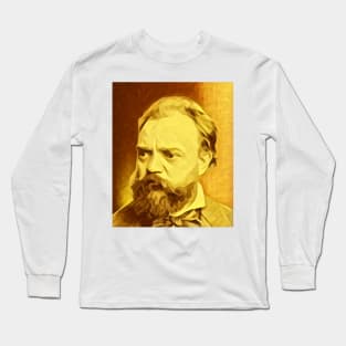 Antonín Dvořák Golden Portrait | Antonín Dvořák Artwork 7 Long Sleeve T-Shirt
